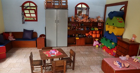 Creche Joanna de Ângelis, em Belo Horizonte (Foto: Karina Camargos Coutinho)